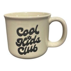 Sunday Morning Ceramics Soft Mug Cool Kids Club Tan Brown Retro
